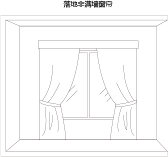 手绘窗帘效果图大全